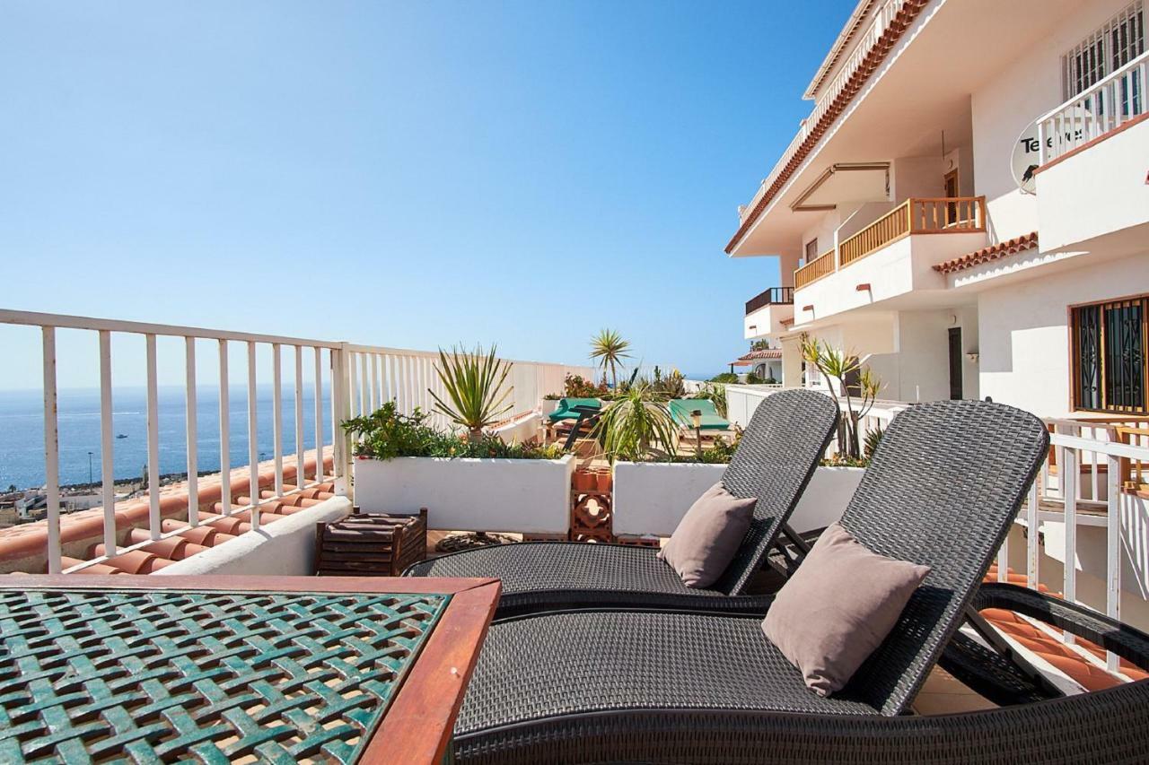 Апартаменты Amazing Sea Views In Cactus Blanco Лос Кристианос Экстерьер фото