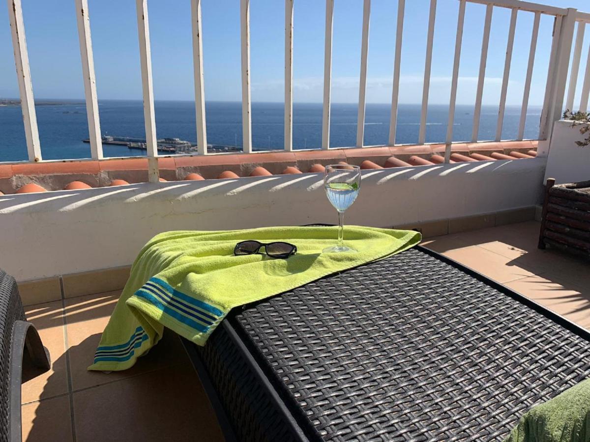 Апартаменты Amazing Sea Views In Cactus Blanco Лос Кристианос Экстерьер фото