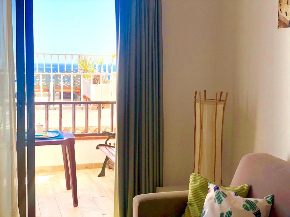 Апартаменты Amazing Sea Views In Cactus Blanco Лос Кристианос Экстерьер фото